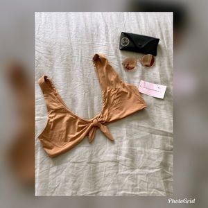 Tan bikni knot top